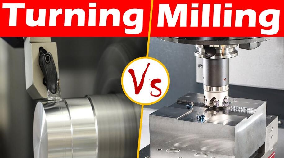 CNC  milling and  turning